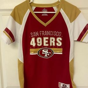 San Francisco 49ers Jersey Women With Bling